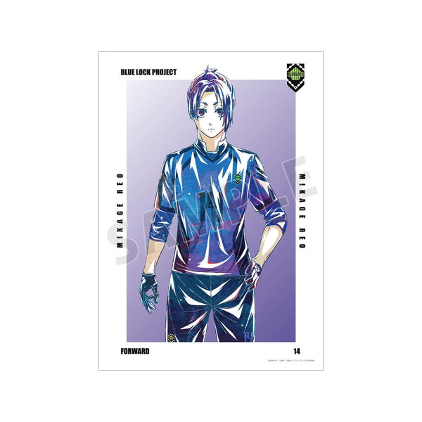 『ブルーロック』御影 玲王 Ani-Art 第3弾 A3マット加工ポスター【202510再販】